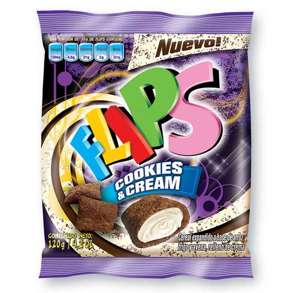 Toops cereal snack Cookies and Cream