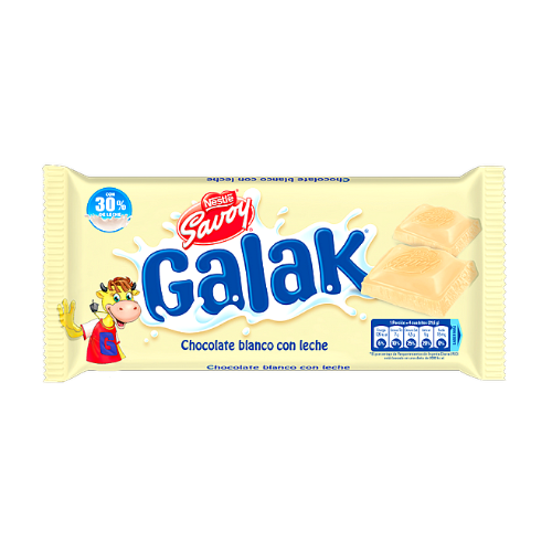 Galak Chocolate blanco (5 UNDx1 30g) – Los Andes Foods Orlando